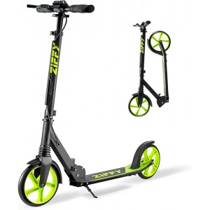 JOVA ZIFFY Scooter for Kids with Hand Brake, Foldable Kick Scooter for Ages 6-12, Lightweight Scooter for Boys with 4 Adjustable Heights, ABEC9 Bearings, Supports Up to 260 lbs